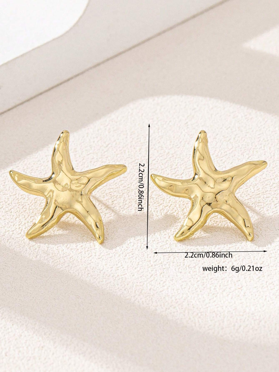Gold Star Earrings