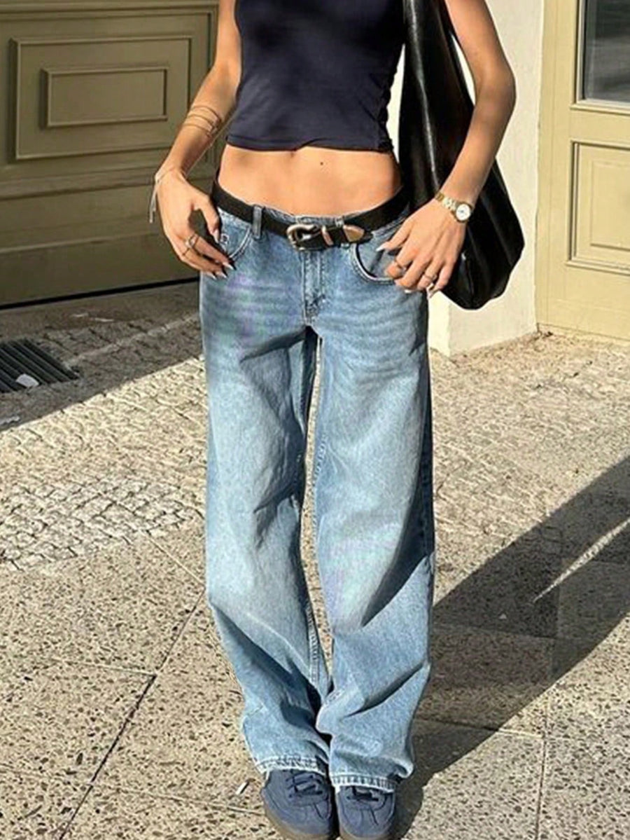 Star Patch Denim – Vintage Grey