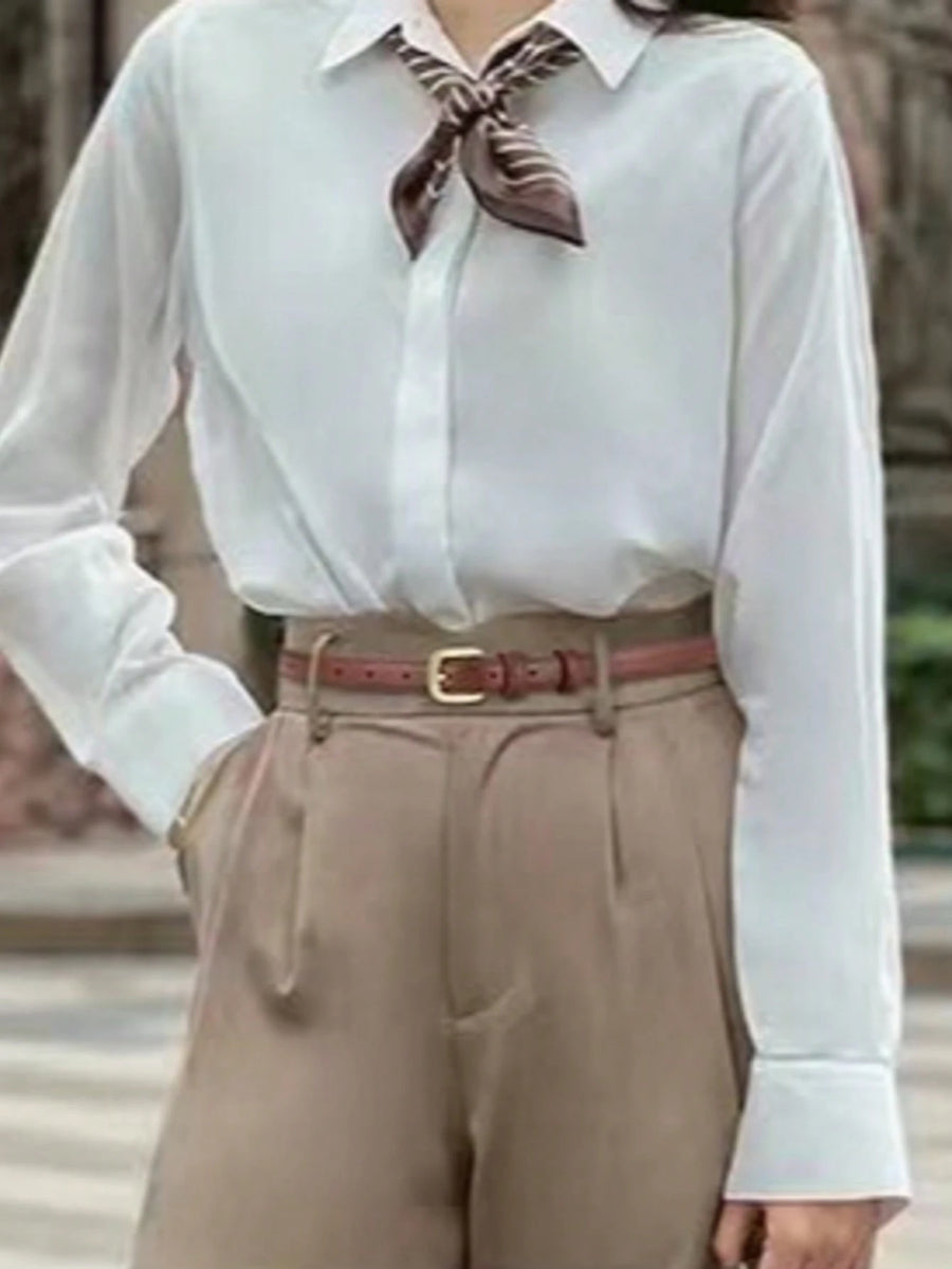 Espresso Suede Belt - Brown