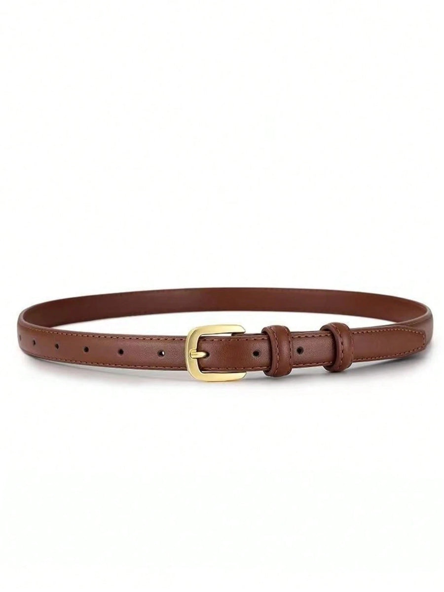 Espresso Suede Belt - Brown
