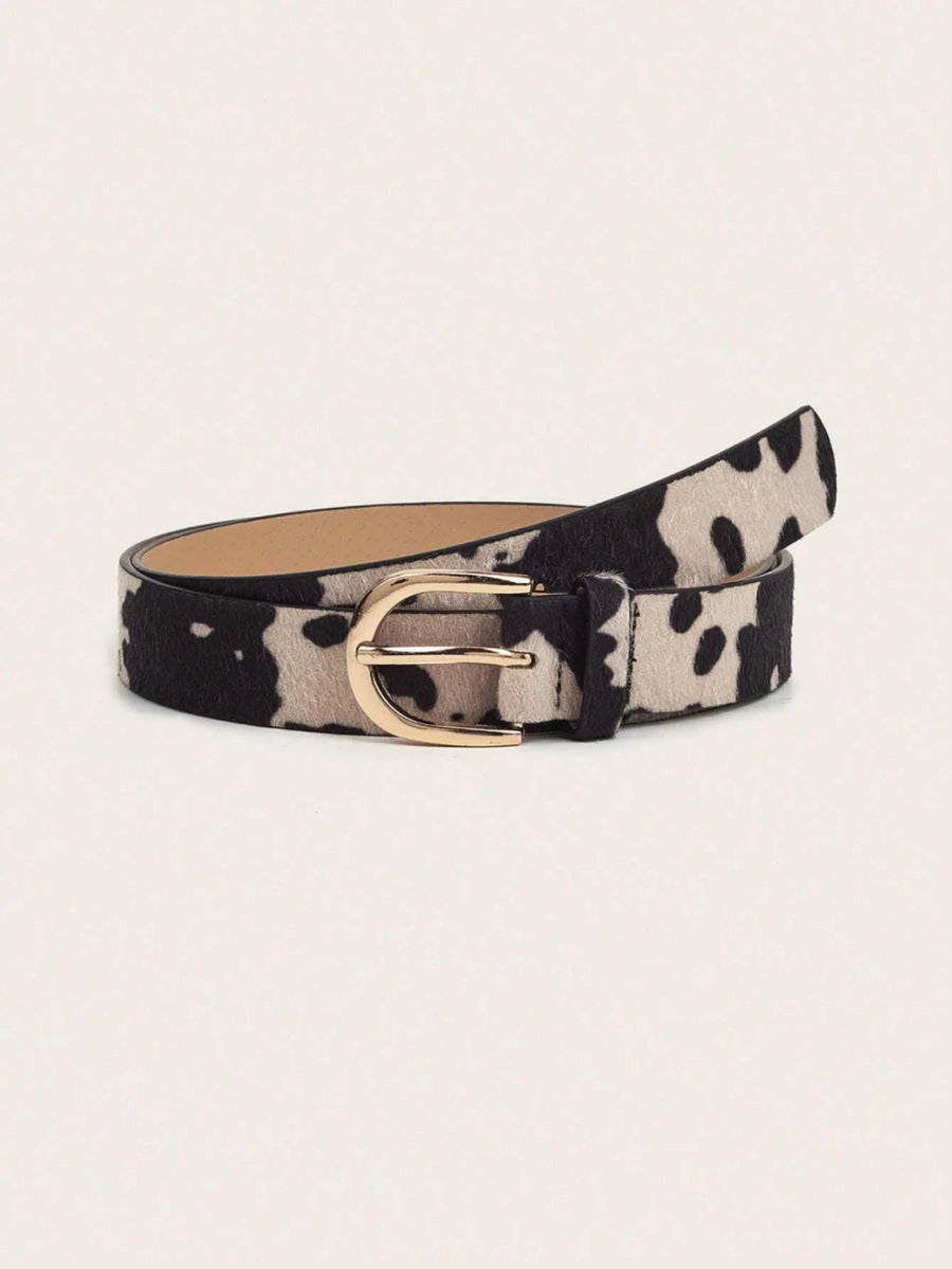 Dalmata Dots Belt - Cow Leather