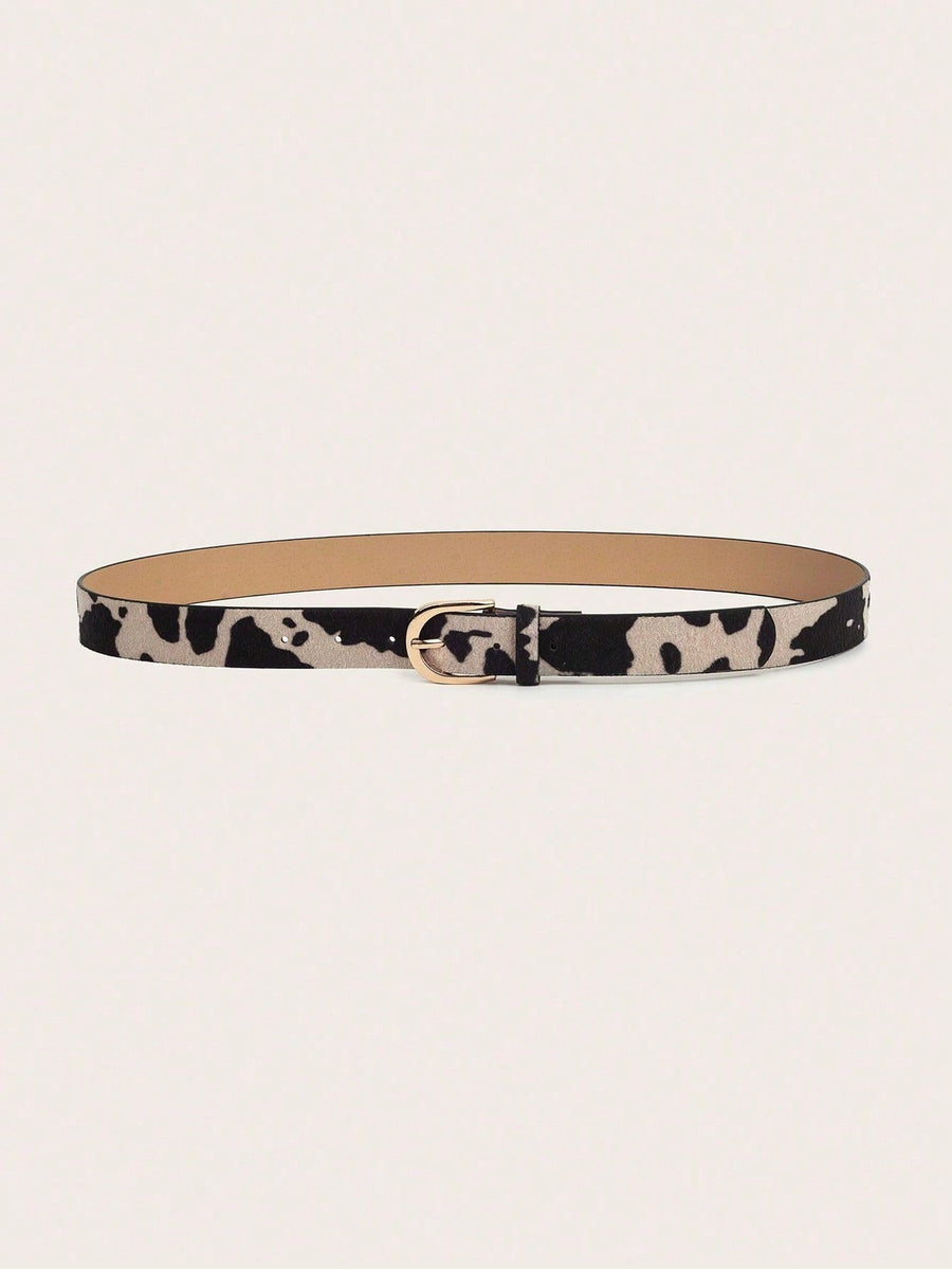 Dalmata Dots Belt - Cow Leather