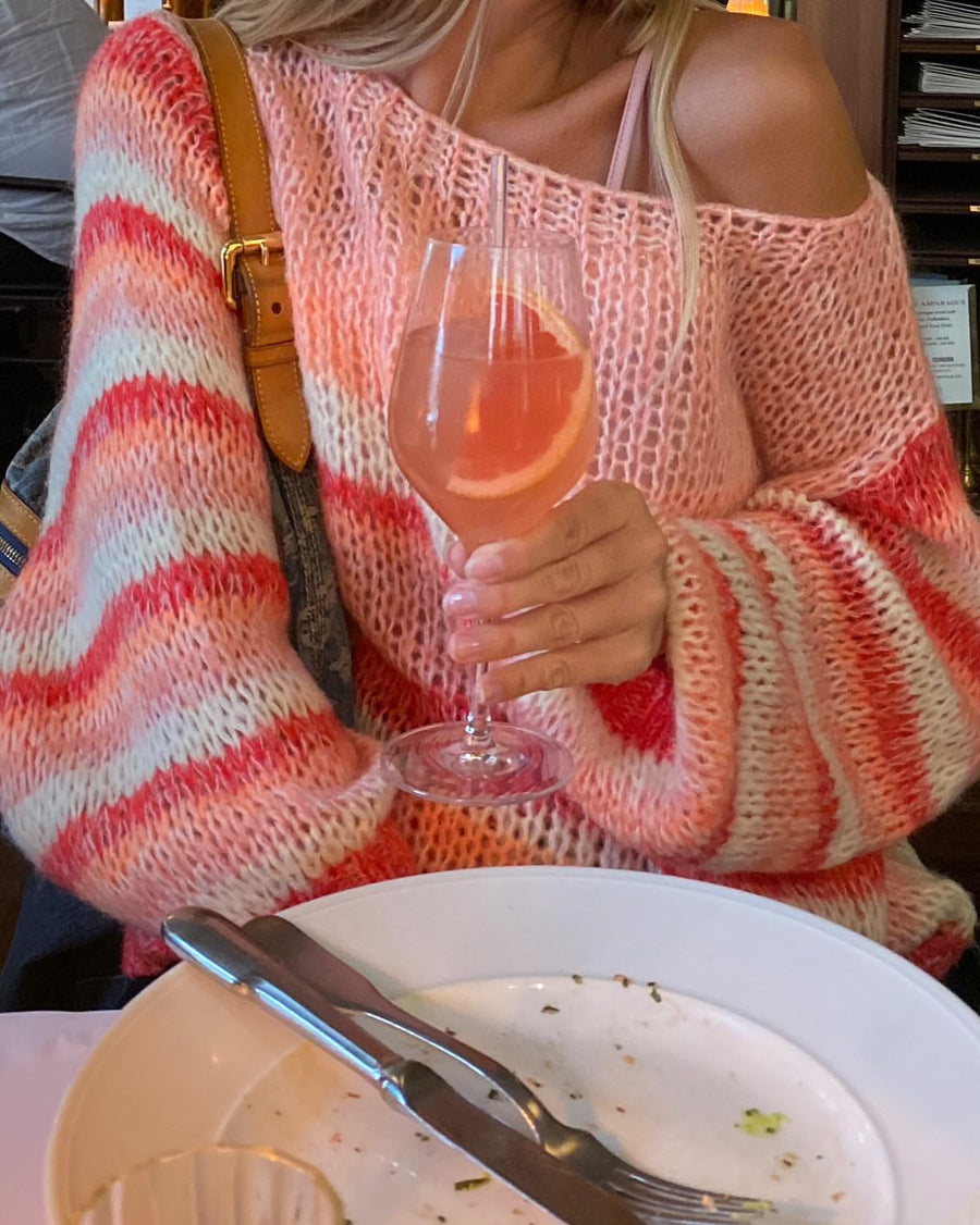 Sunset Ombre Knit Sweater
