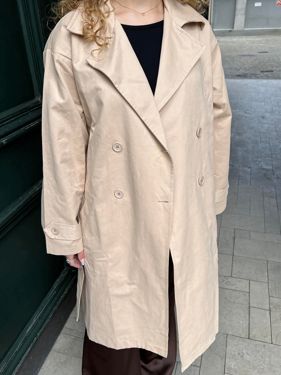 Beige Classic Trench Coat