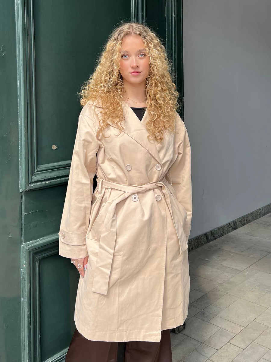 Beige Classic Trench Coat