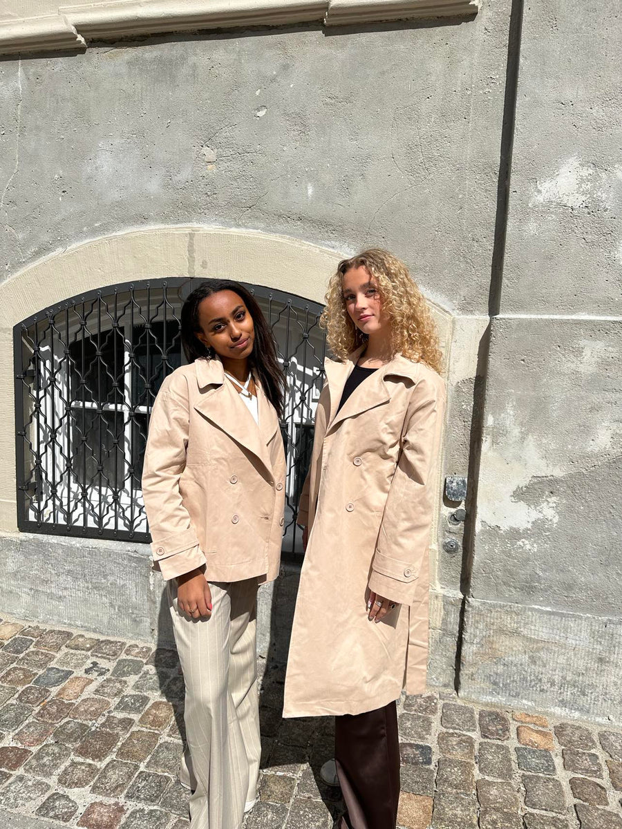 Beige Classic Trench Coat