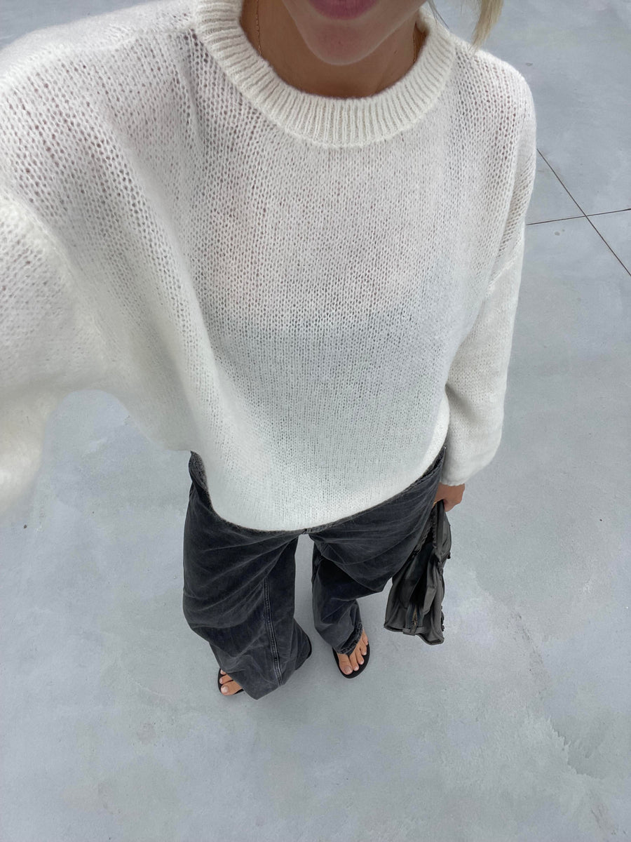 Ivory Luxe Knit Sweater