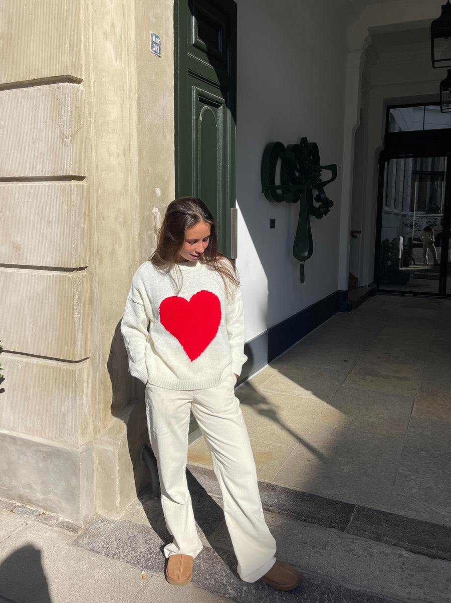 Sweetheart Knit Sweater