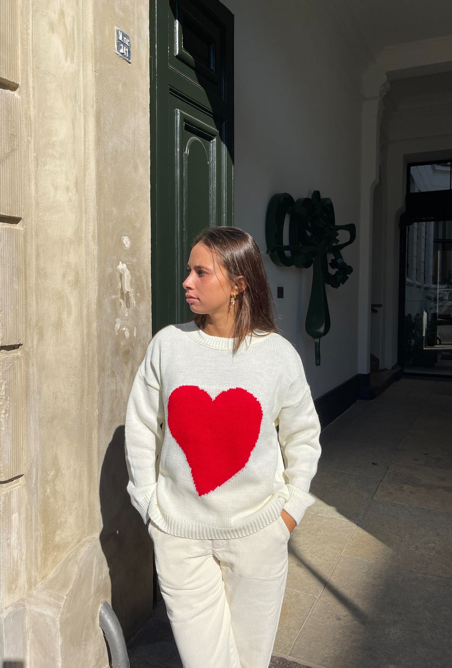 Sweetheart Knit Sweater