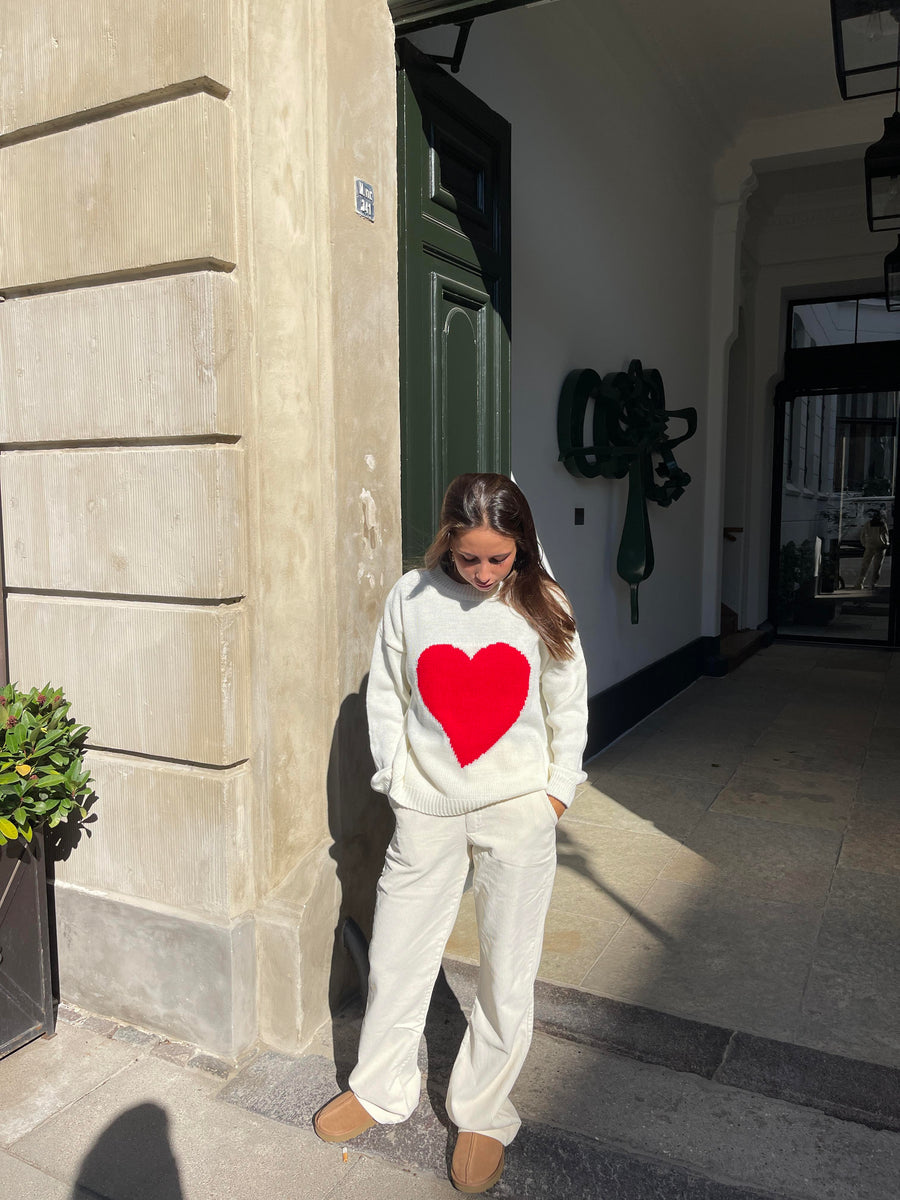 Sweetheart Knit Sweater