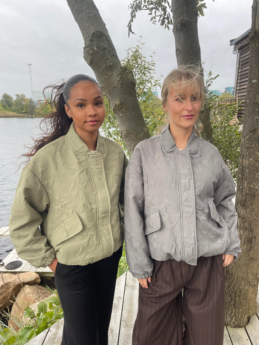 Sage Green Bomber Jacket
