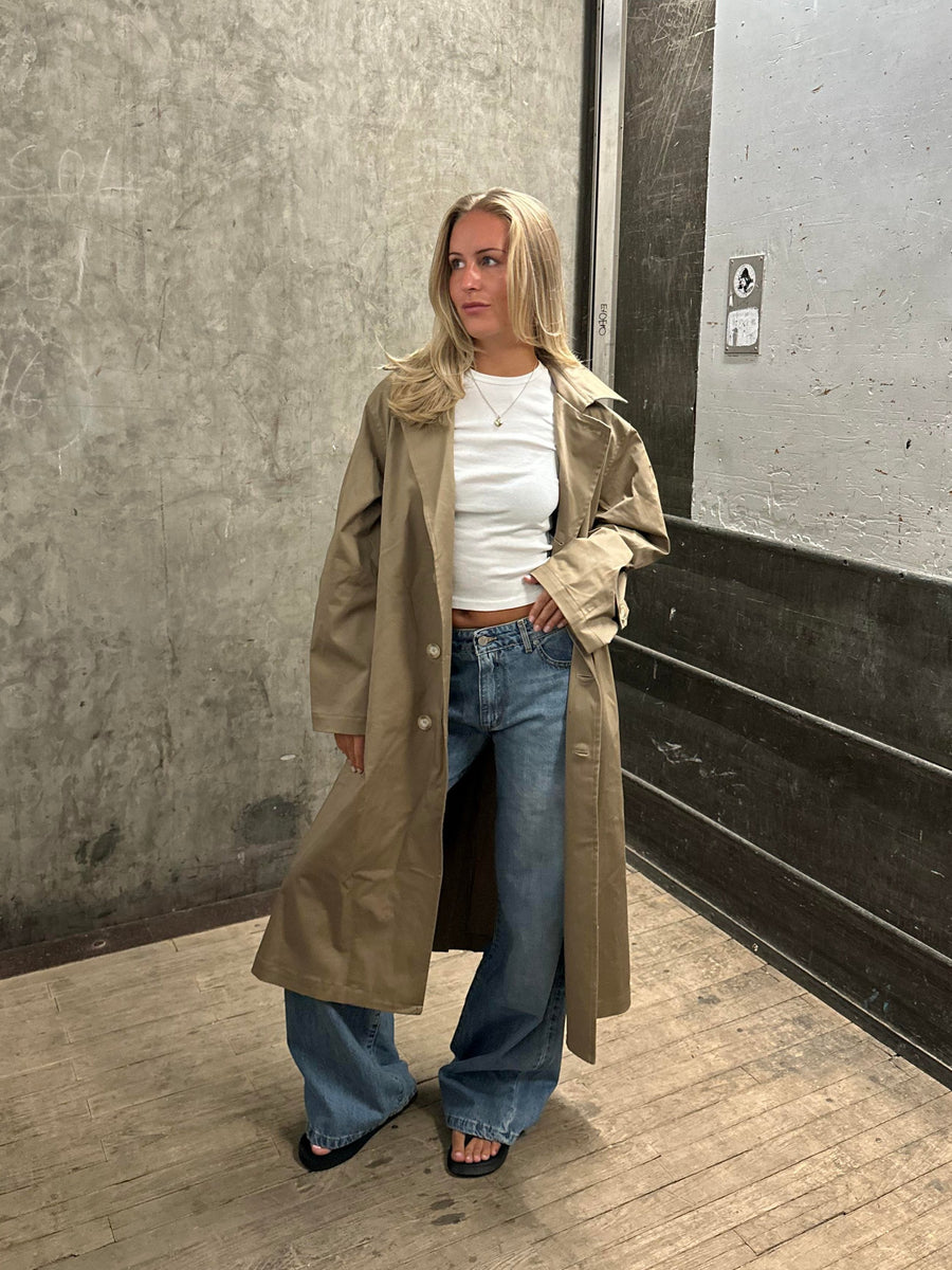 Classic Taupe Trench Coat