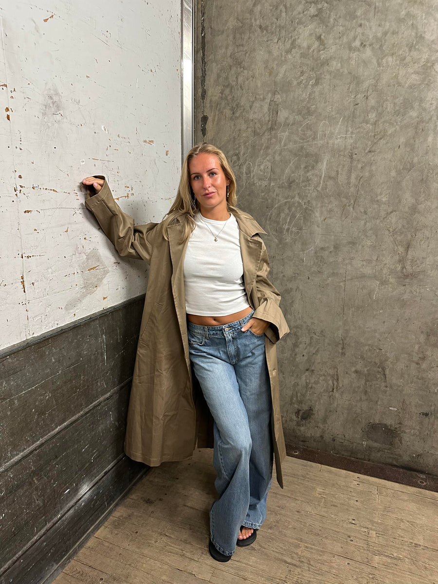 Classic Taupe Trench Coat