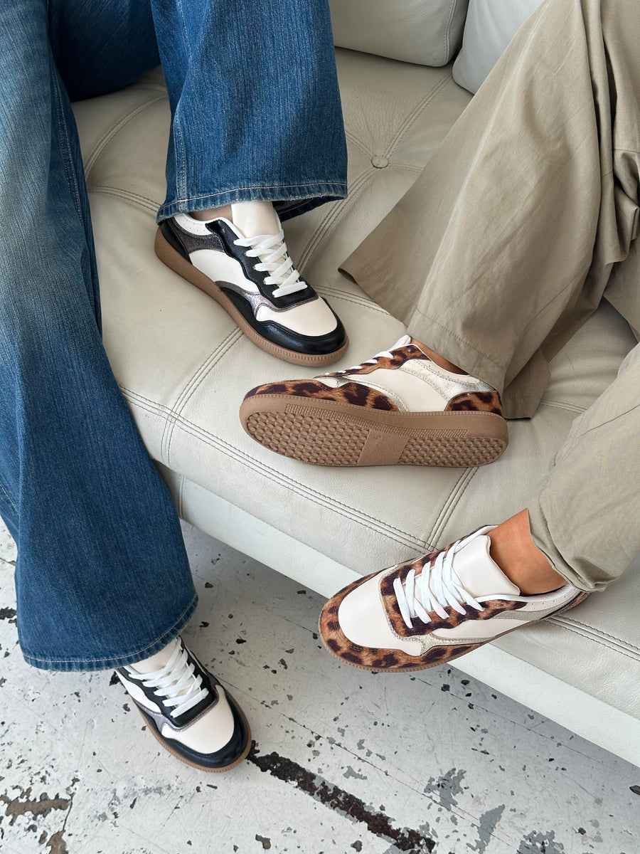 Apia sneakers with leopard print - White/Leopard