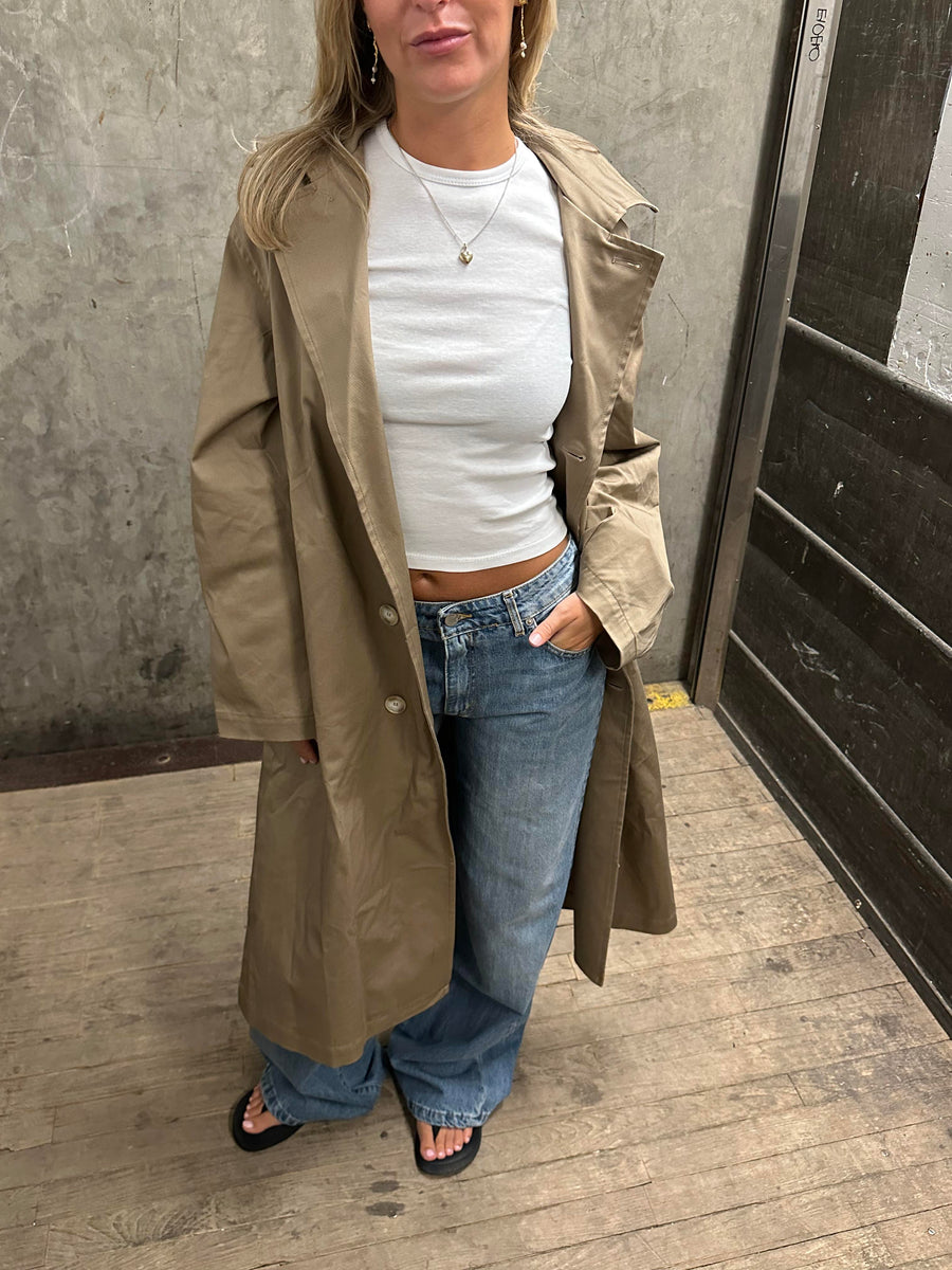 Classic Taupe Trench Coat