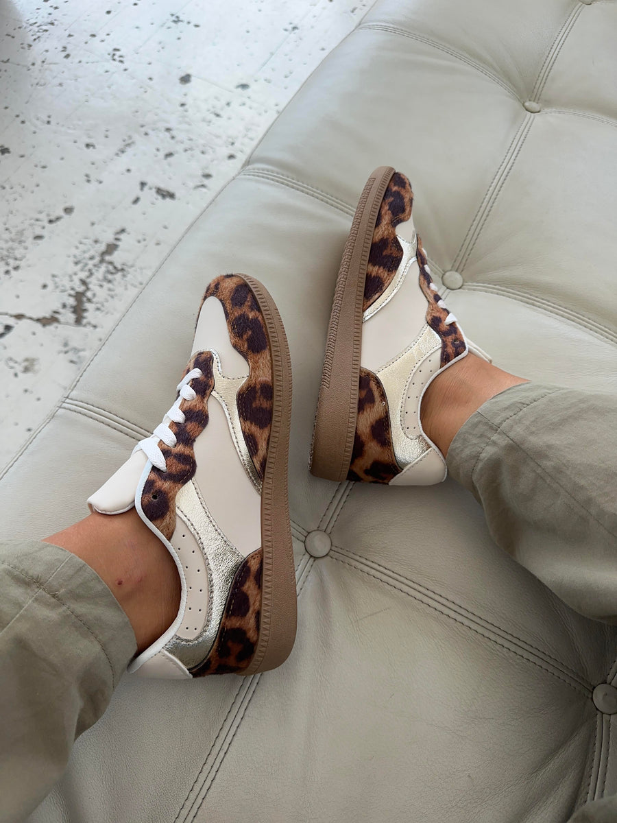 Apia sneakers with leopard print - White/Leopard