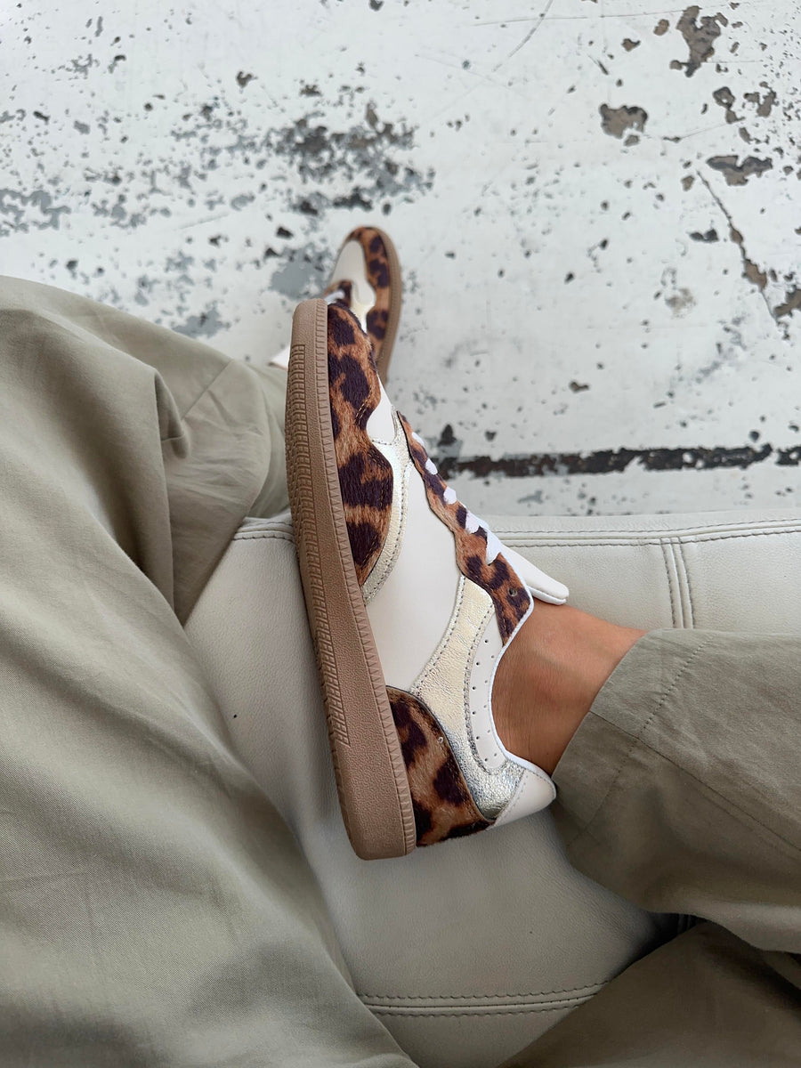 Apia sneakers with leopard print - White/Leopard