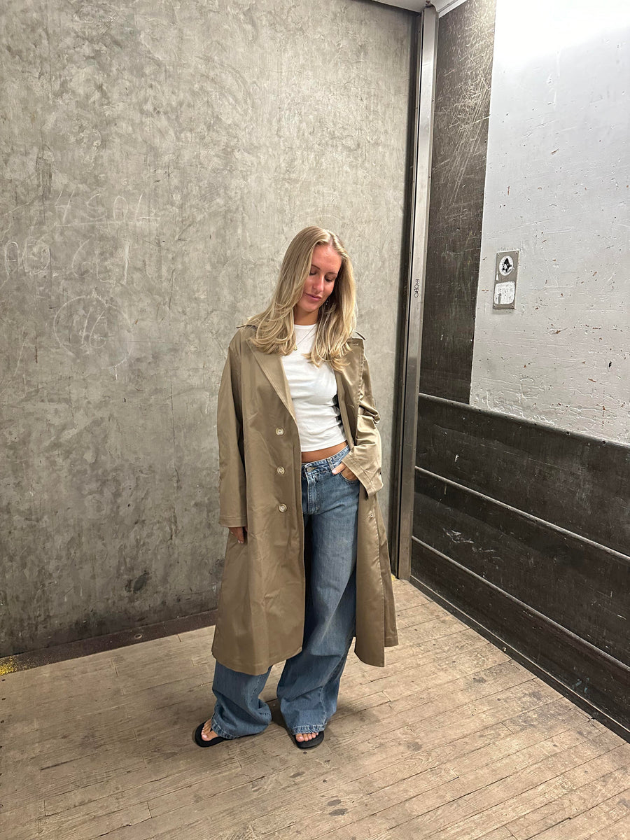 Classic Taupe Trench Coat