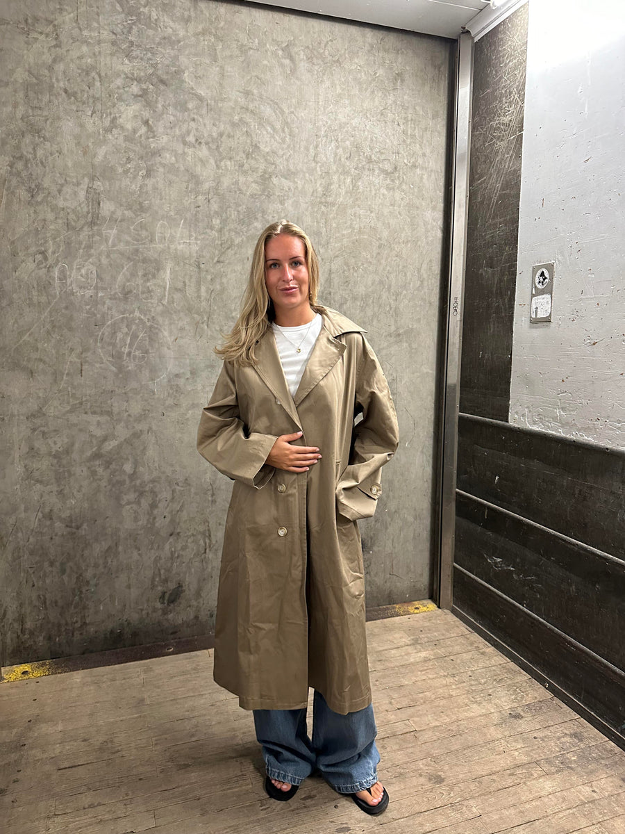 Classic Taupe Trench Coat