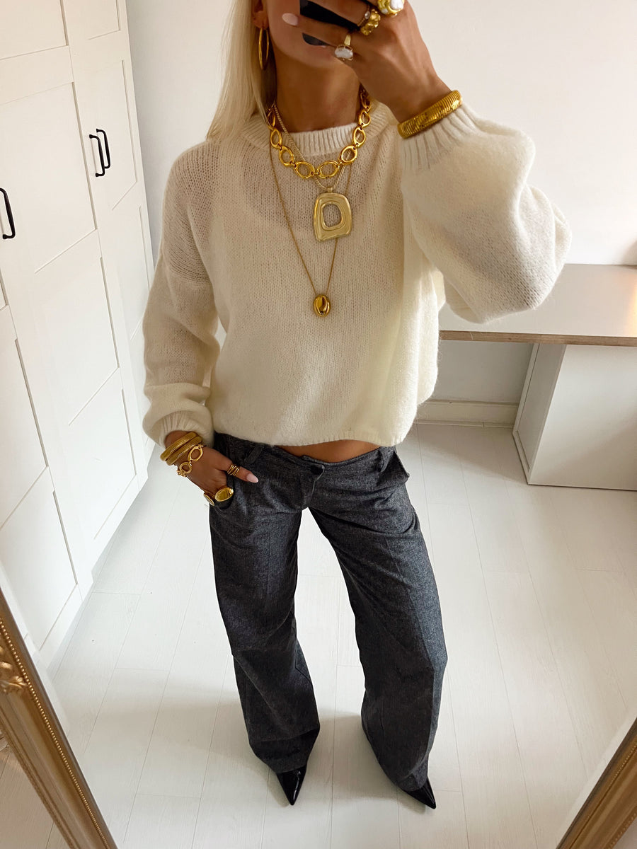Ivory Luxe Knit Sweater