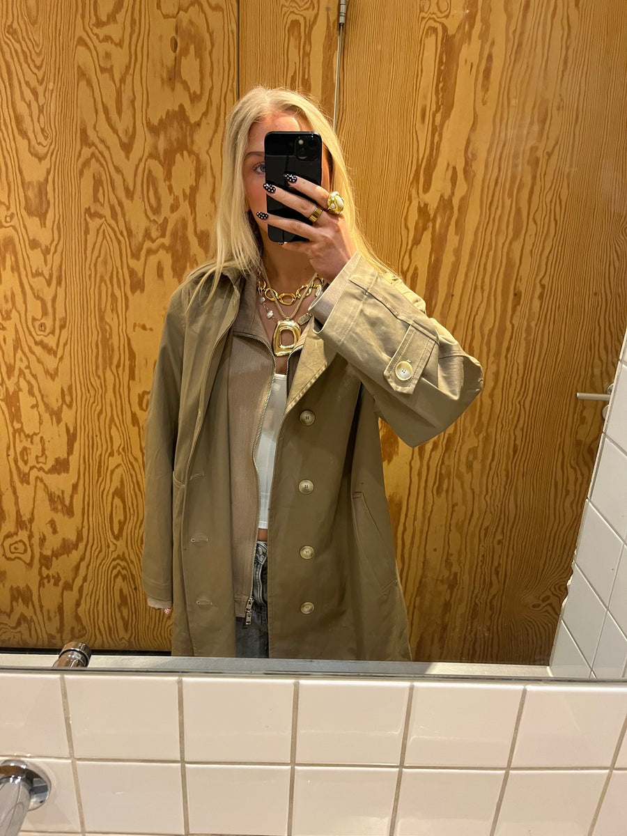Classic Taupe Trench Coat