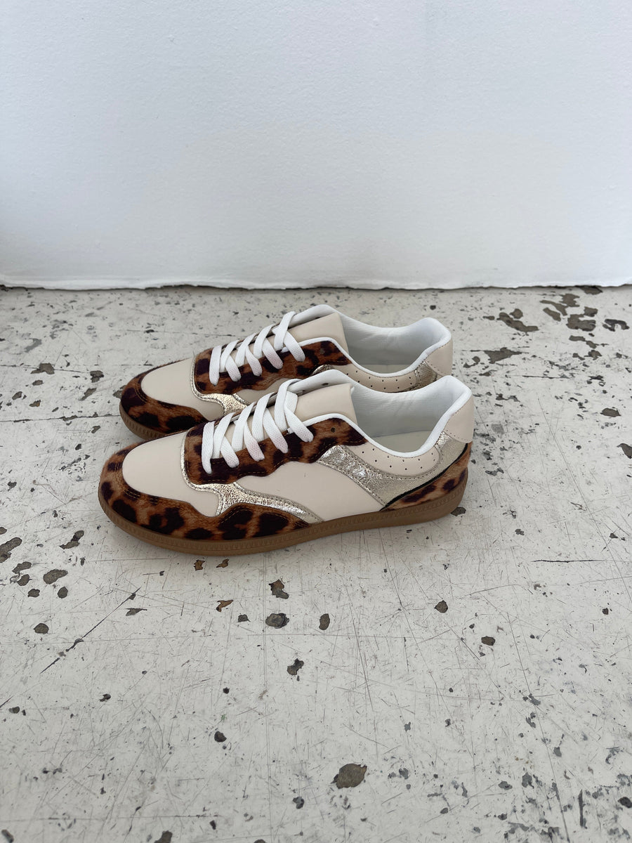 Apia sneakers with leopard print - White/Leopard