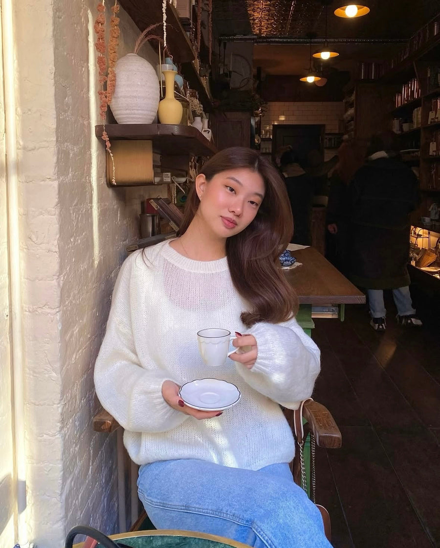 Ivory Luxe Knit Sweater
