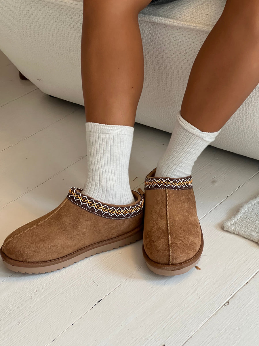 Juba teddy boots mini - Camel
