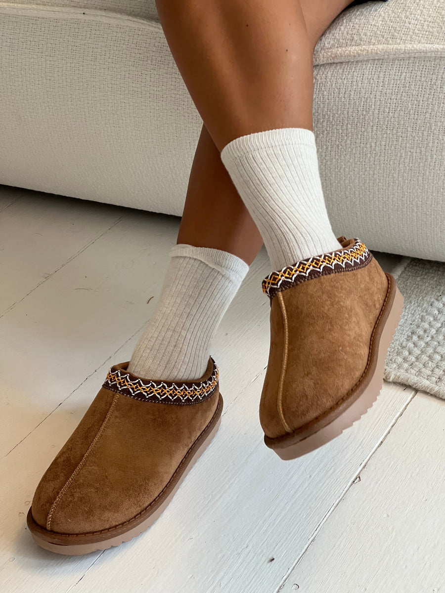 Juba teddy boots mini - Camel