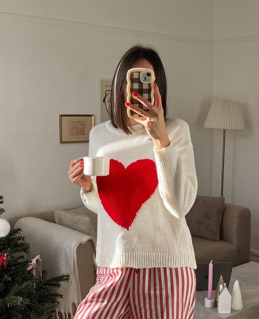 Sweetheart Knit Sweater
