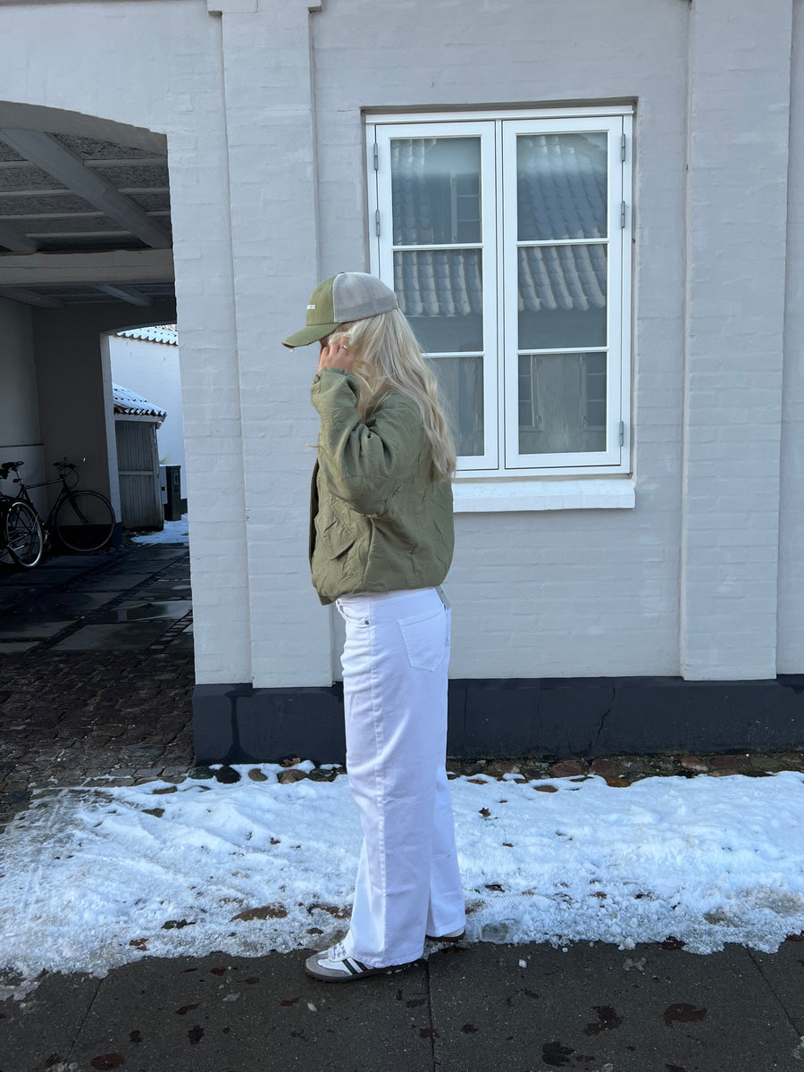 Sage Green Bomber Jacket