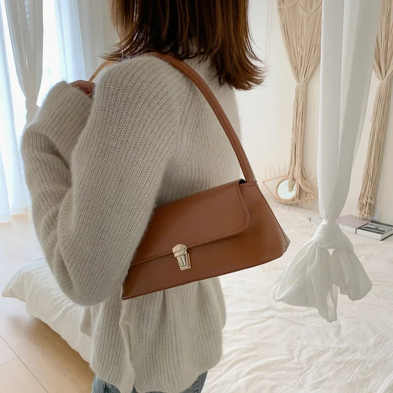 Color Retro Shoulder Bag