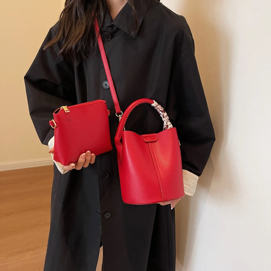 Crossbody Bucket Bag