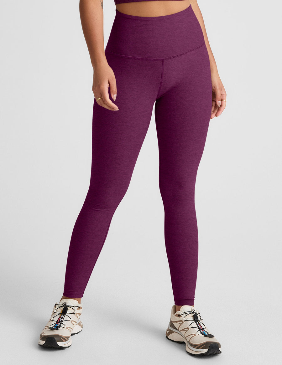 The Midi High Waisted Legging Purple