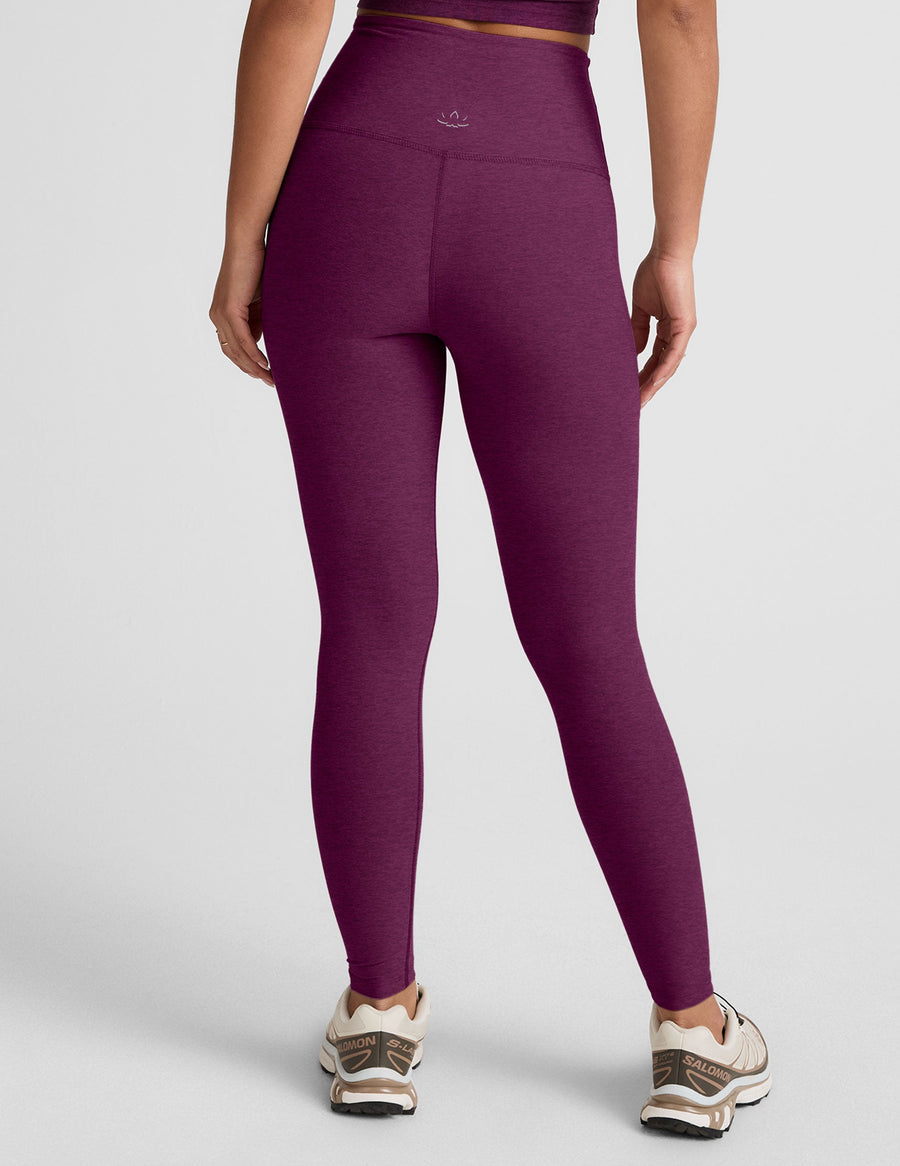 The Midi High Waisted Legging Purple