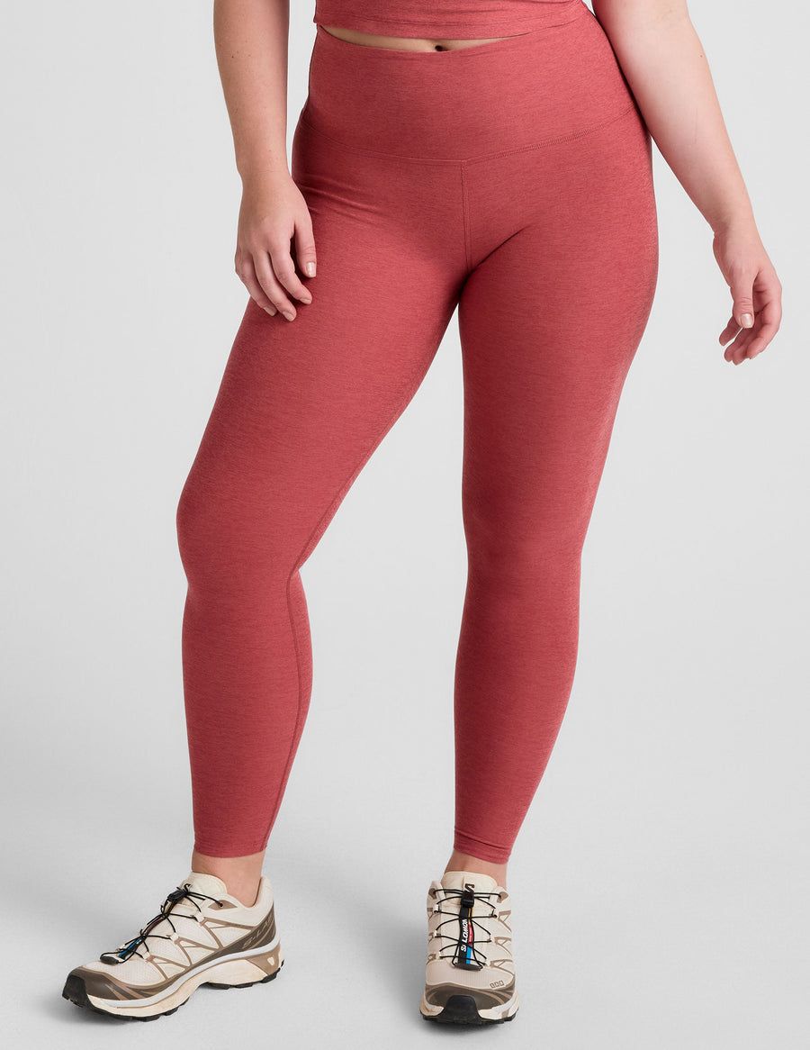 Midi High Waisted Legging Rose
