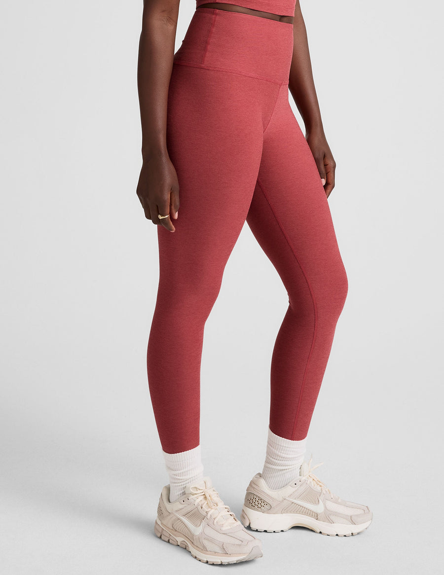 Midi High Waisted Legging Rose