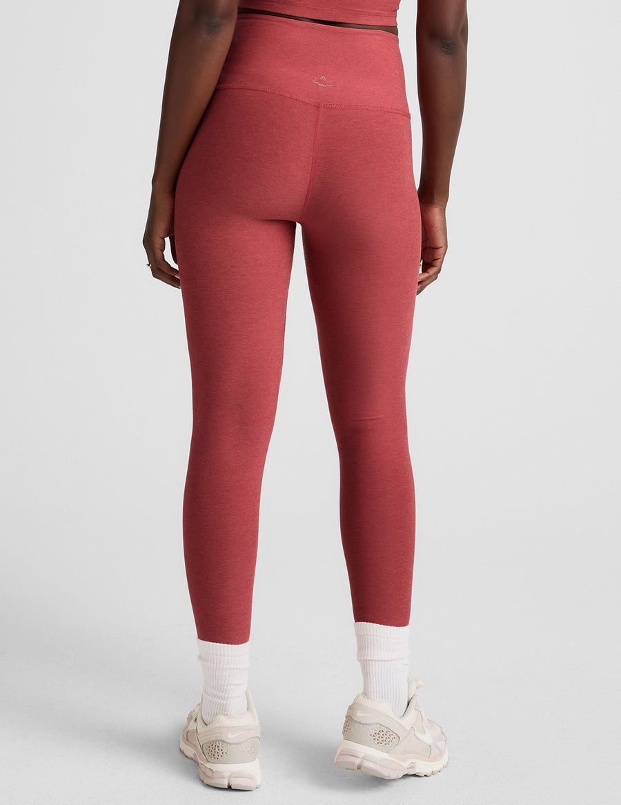 Midi High Waisted Legging Rose