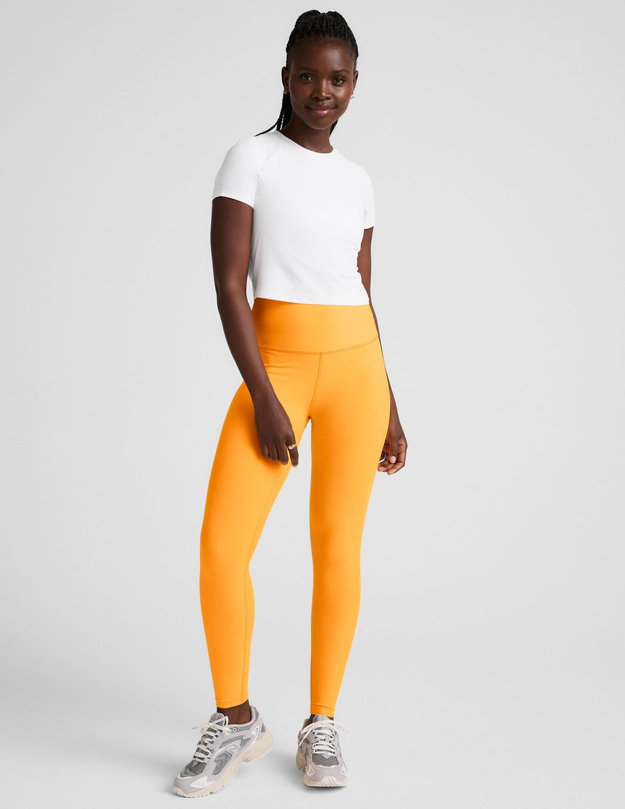 The Midi High Waisted Legging Mango