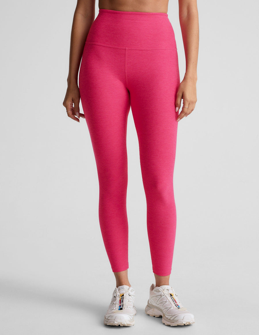 The Midi High Waisted Legging Vivid Pink