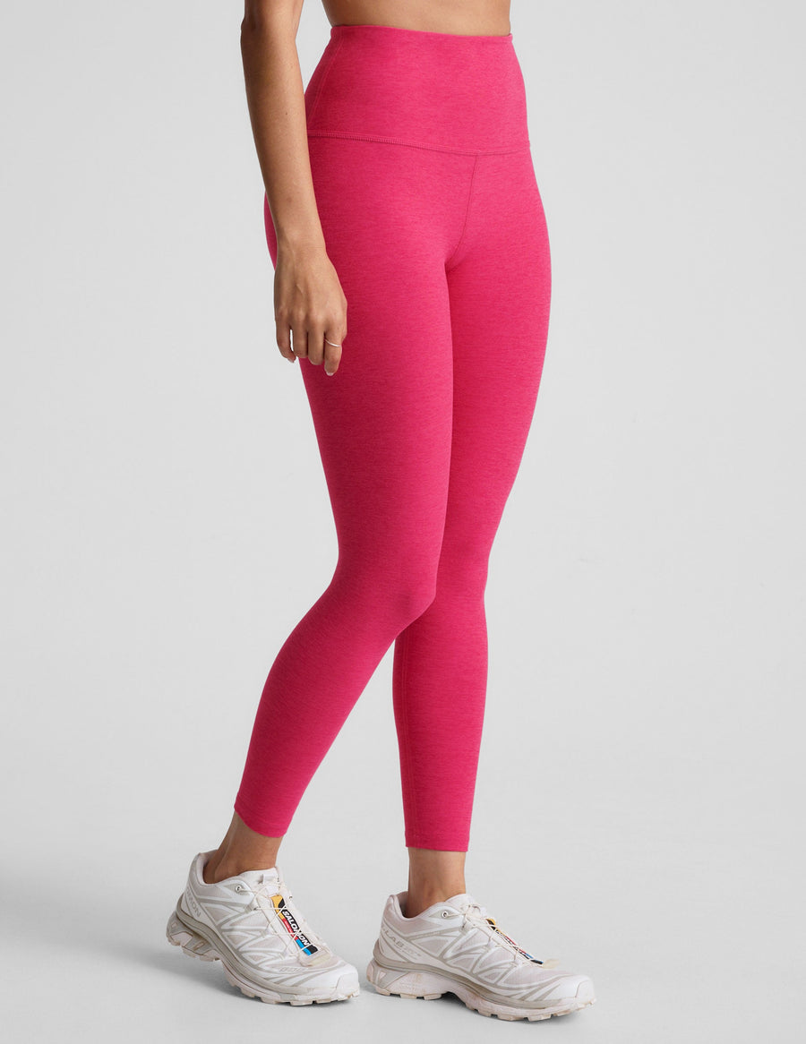The Midi High Waisted Legging Vivid Pink