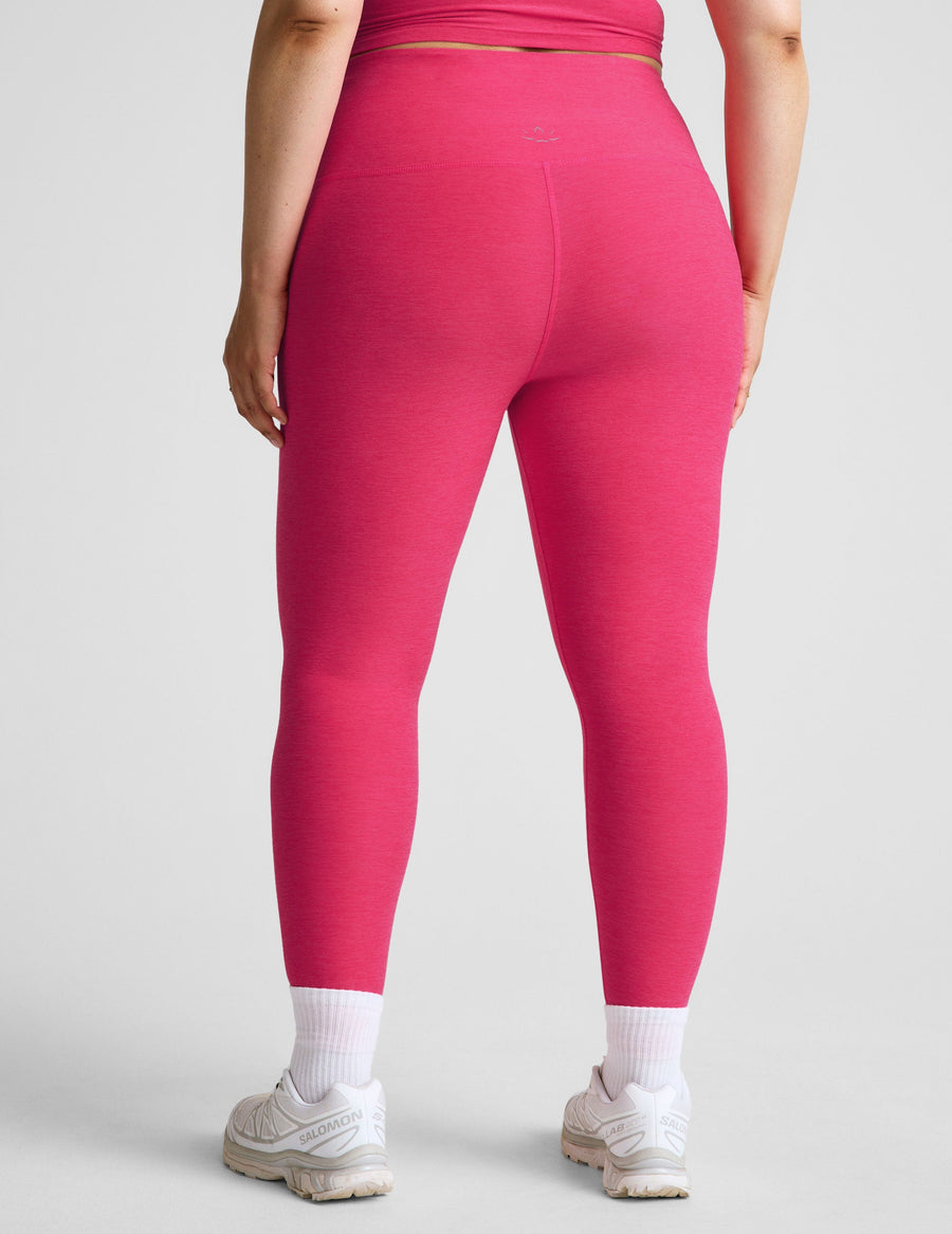 The Midi High Waisted Legging Vivid Pink