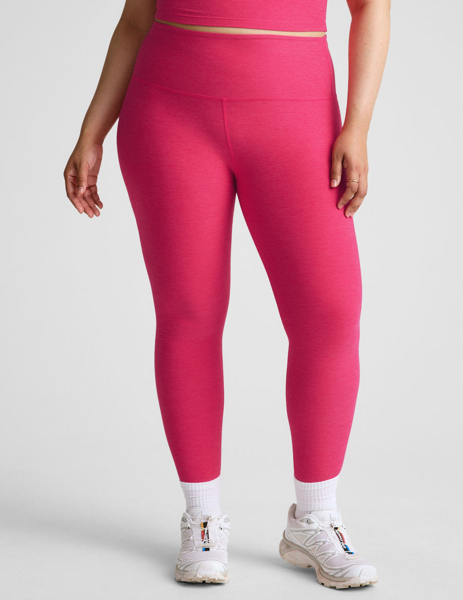 The Midi High Waisted Legging Vivid Pink