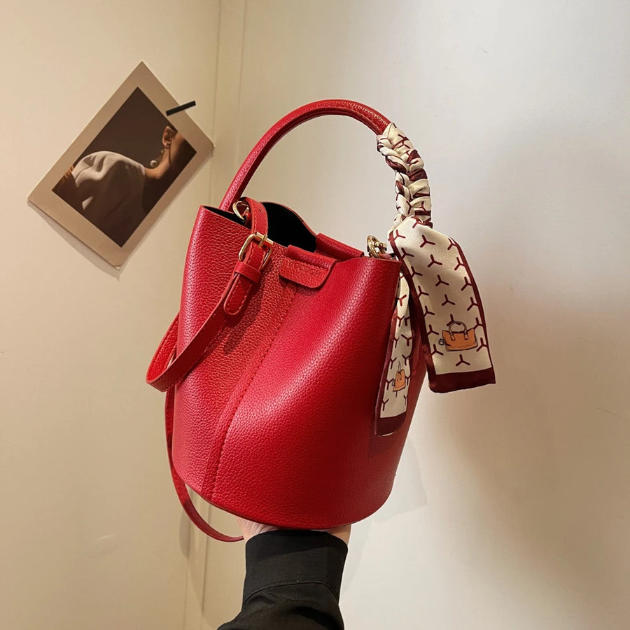 Crossbody Bucket Bag