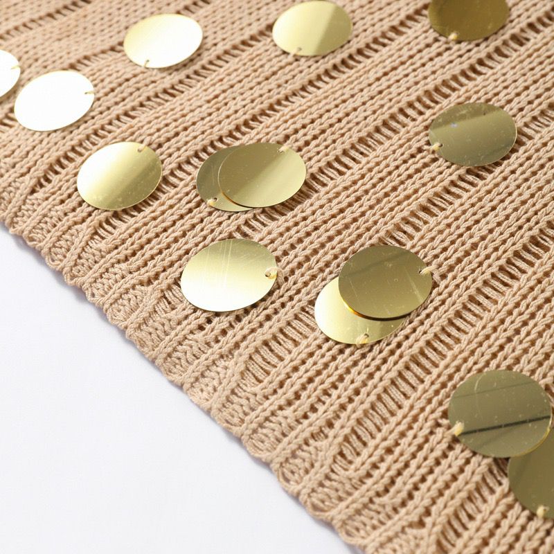 Gold-Cover Maxi Dress