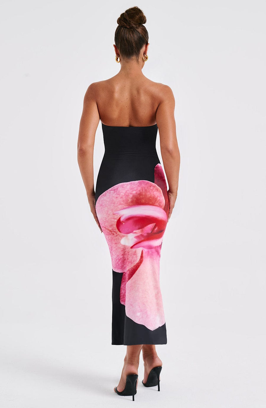 Floral - Black Maxi Dress