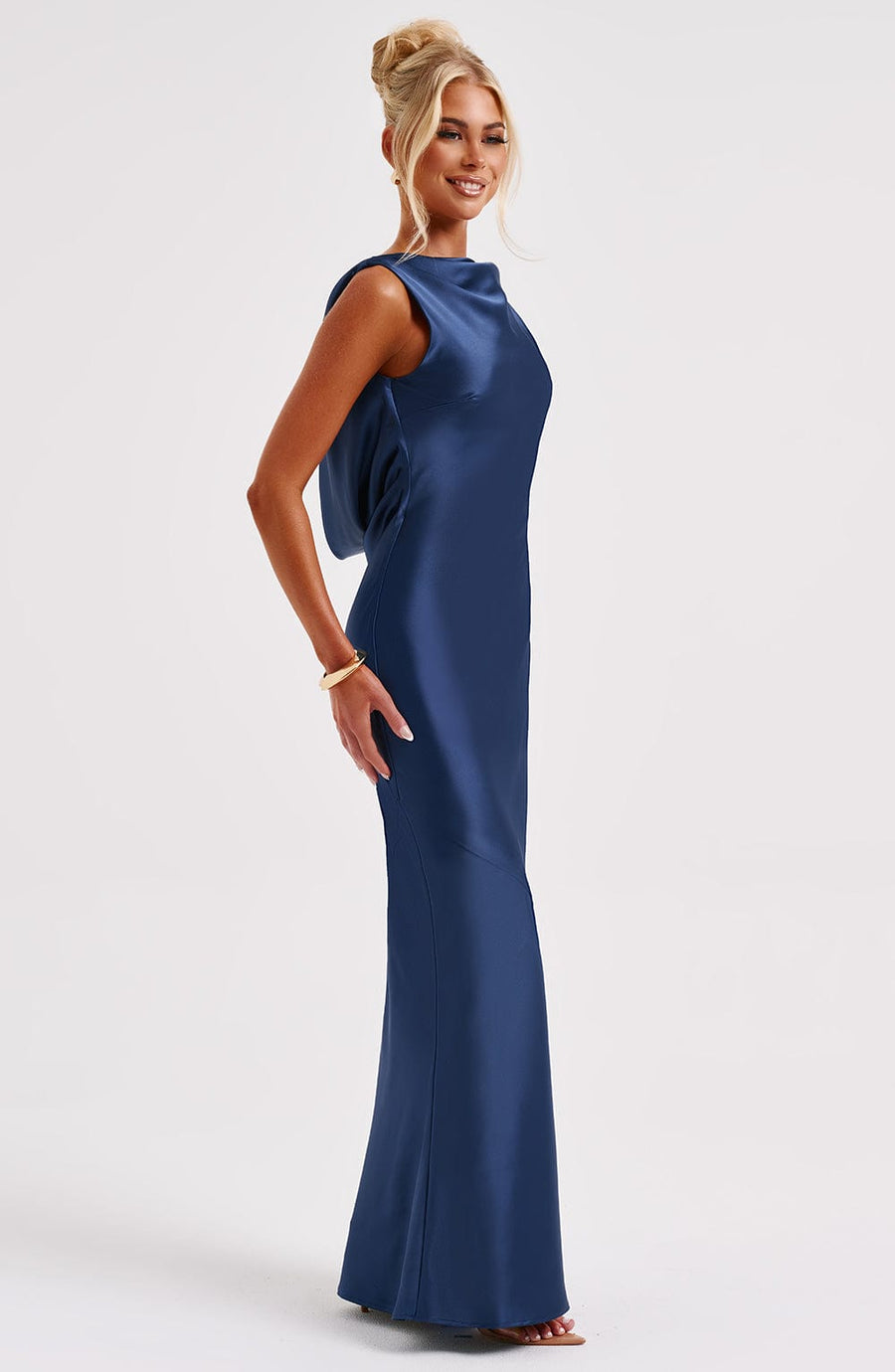 Azuri - Navy Maxi Dress
