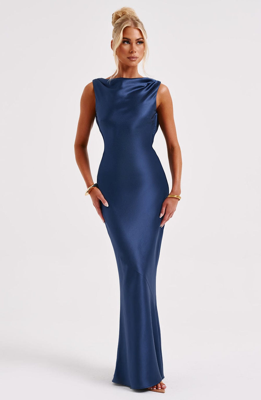 Azuri - Navy Maxi Dress