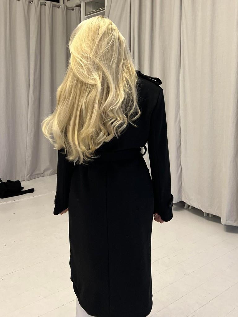 Black Belted Trench Coat
