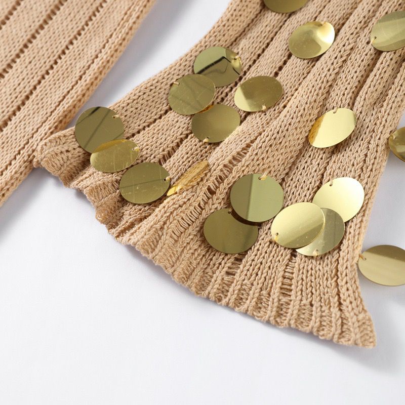 Gold-Cover Maxi Dress